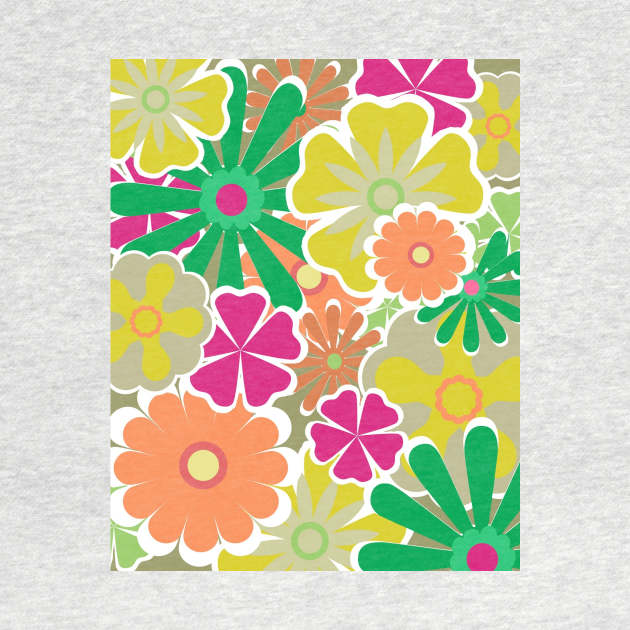 Colorful Floral Pattern by FloralPatterns